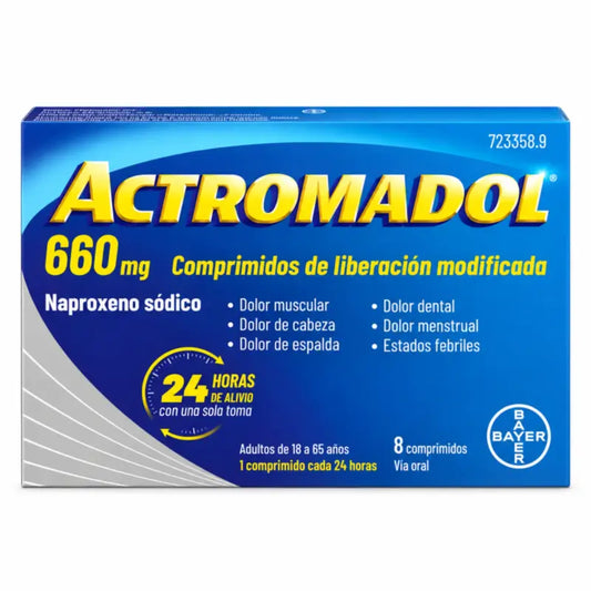 Actromadol 660 mg, 8 Tablets