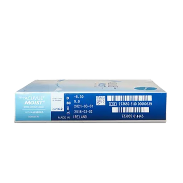 Acuvue 1 Day Moist Daily Spherical Lenses , 90 units