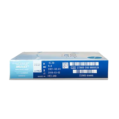 Acuvue 1 Day Moist Daily Spherical Lenses , 90 units