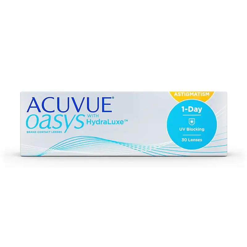 Acuvue Oasys 1 Day With Hydraluxe Daily Toric Lenses , 30 units