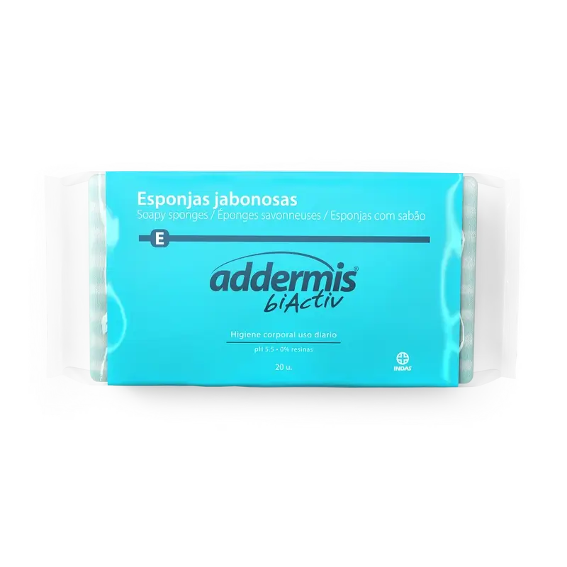 Addermis Biactiv Daily Cleansing Sponge , 20 units