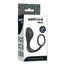 Addicted Toys Anal Plug With Silicone Ring Black Model 1