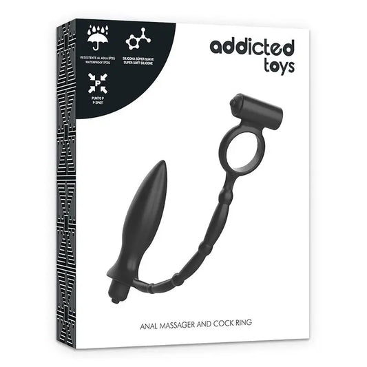 Addicted Toys Anal Plug With Vibrating Ring