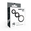 Addicted Toys Penis & Testicle Rings Set - Smoked