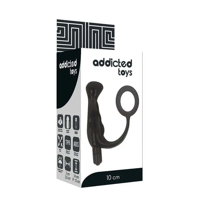 Addicted Toys 10 Cm Black Prostate Vibrator