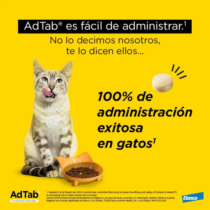 AdTab 48Mg Chewable Tablets Cats 2-8Kg, 1Cpd