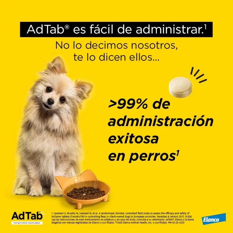 AdTab 900Mg Chewable Tablets Dogs 22-45Kg, 3Cpd