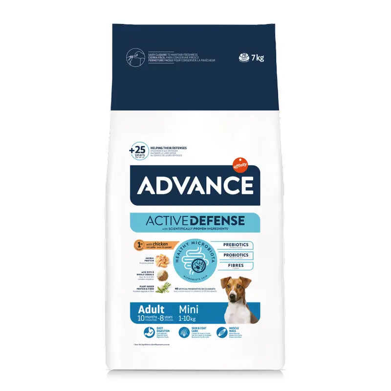 Advance Active Defence Mini Adult Dog Food, 7 kg