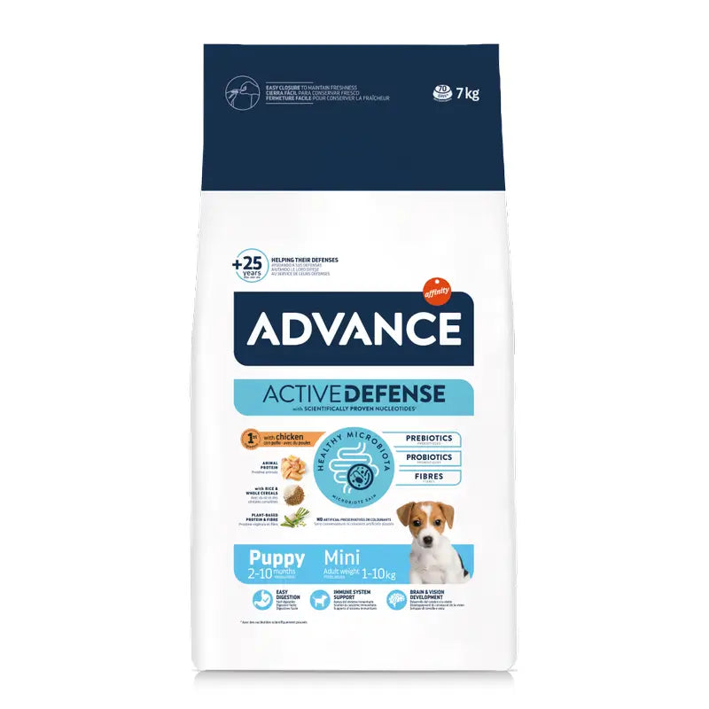 Advance Mini Puppy – Dog food for mini puppies with chicken, 7 kg