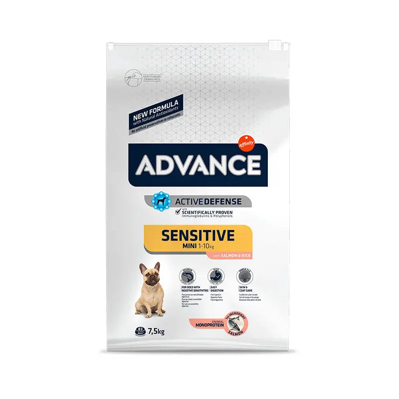 Advance Canine Adul Mini Sensitive Salmon 7,5 Kg, dog food