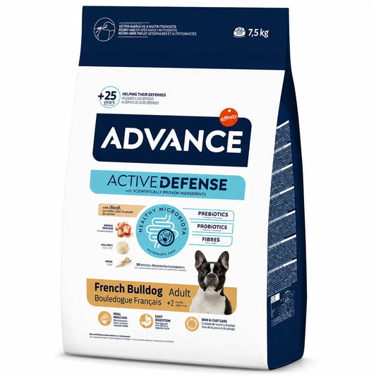 Advance Canine Adult French Bulldog 7,5Kg, dog food for dogs