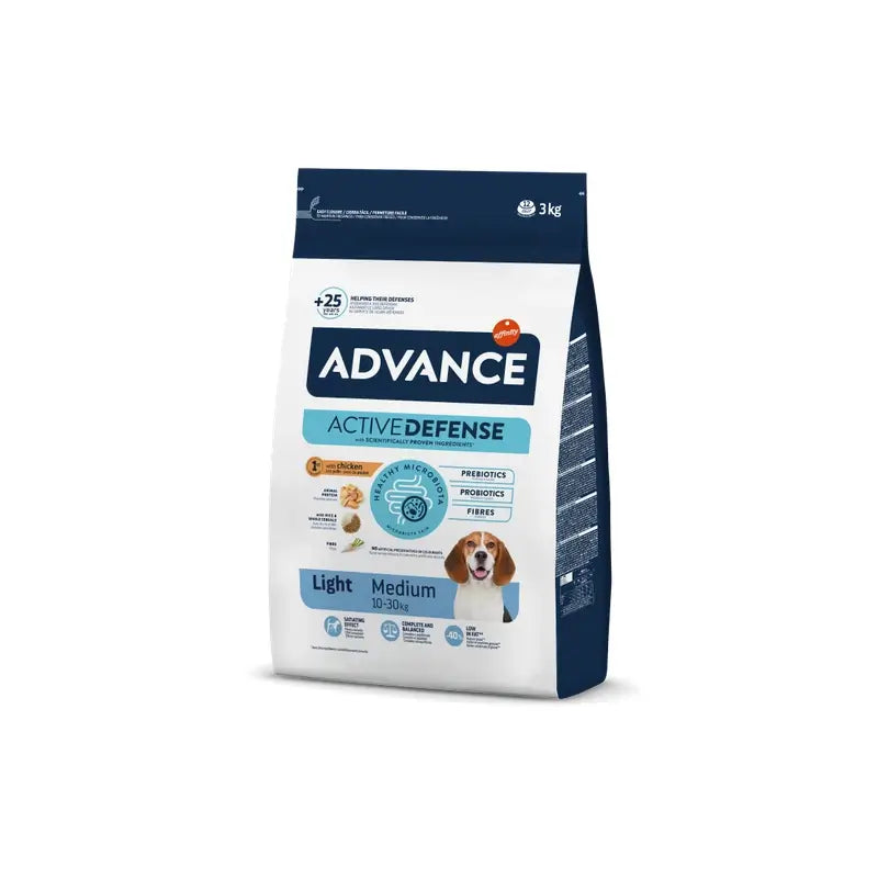 Advance Canine Adult Light Medium Chicken 3kg, dog food for dogs
