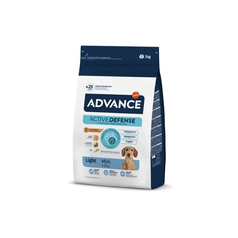 Advance Canine Adult Light Mini Chicken 3kg, dog food for dogs
