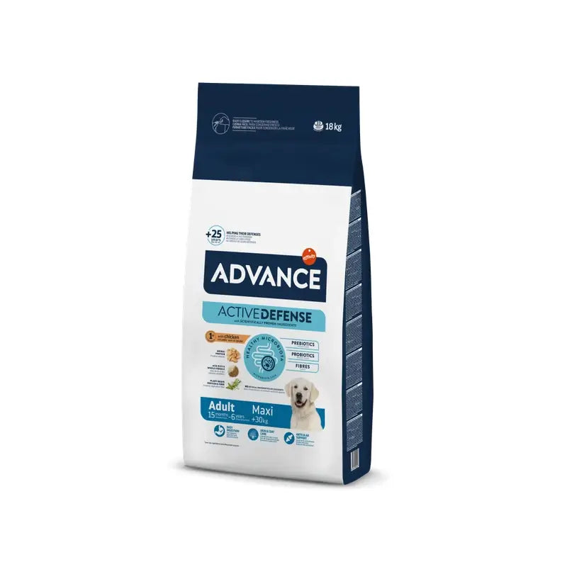 Advance Canine Adult Maxi Chicken Rice 18Kg, dog food for dogs