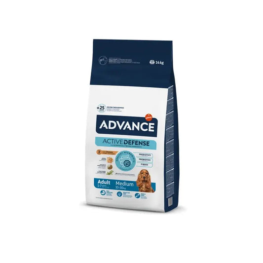 Advance Canine Adult Medium Chicken Rice 14kg, dog food for dogs
