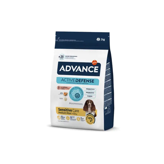 Advance Canine Adult Sensitive Salmon Rice 3Kg, dog food for dogs