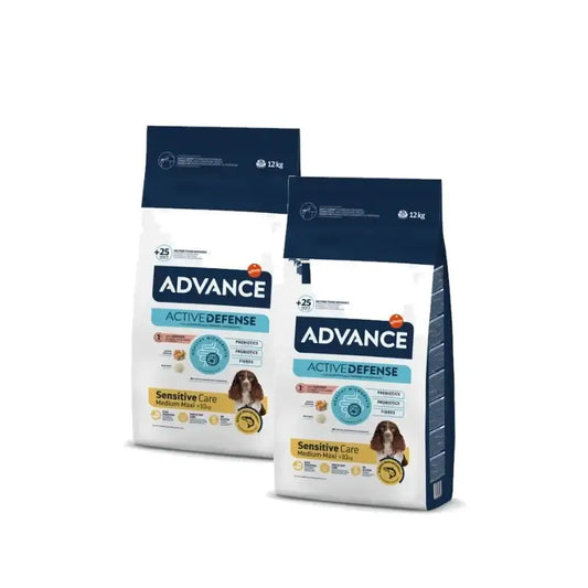 Advance Canine Adult Sensitive Salmon & Rice Pack of 2 x 12 kg, dog food