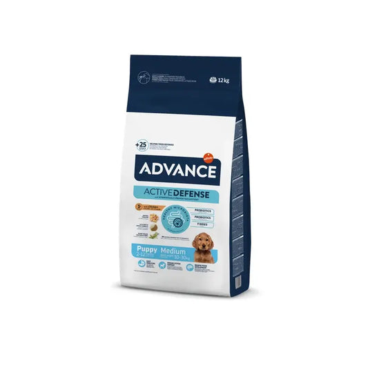 Advance Canine Puppy Medium Chicken Rice 12Kg, dog food for dogs
