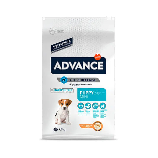Advance Canine Puppy Mini Chicken Rice 7,5Kg, dog food