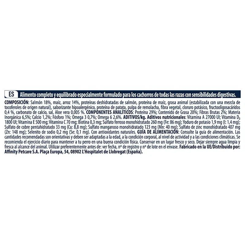 Advance Canine Puppy Sensitive Salmon, 800 g, dog food