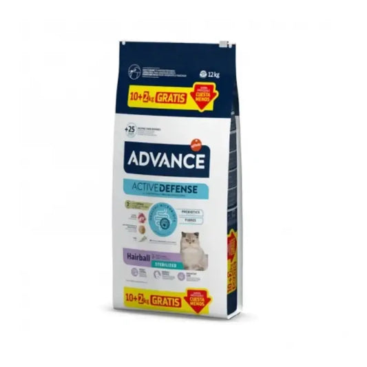 Advance Adult non-sterilised cat food with chicken, 10+2 kg