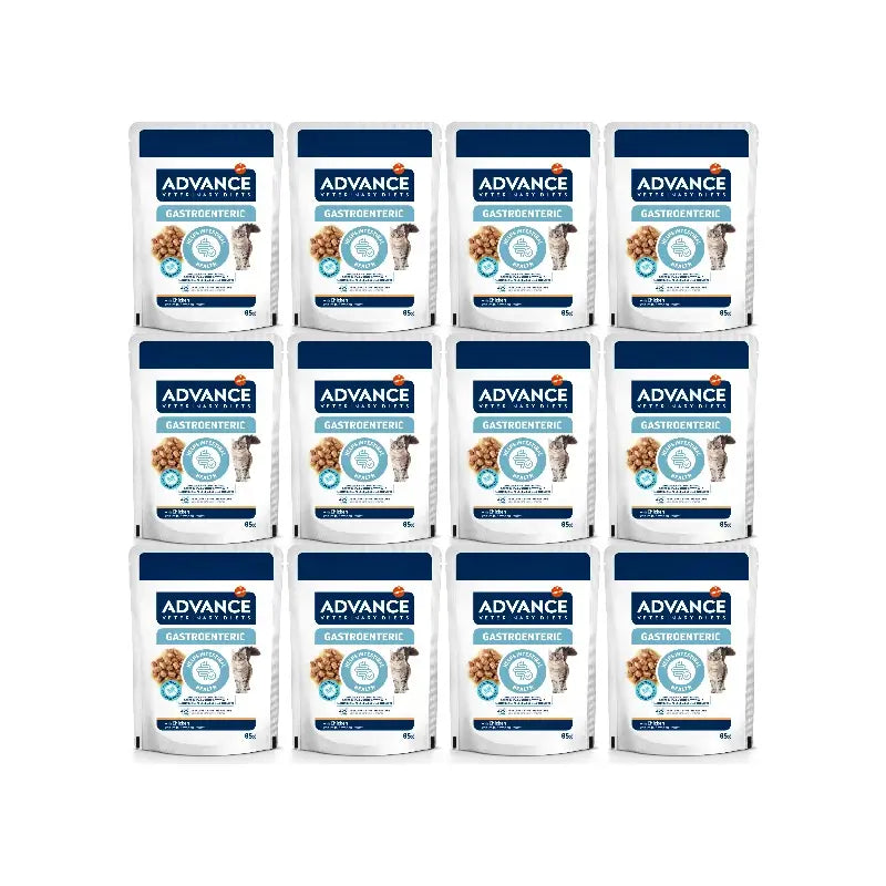Advance Gastroenteric Wet Cat Food, Single Serve, 12 x 85 g