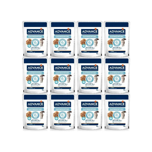 Advance Gastroenteric Wet Cat Food, Single Serve, 12 x 85 g