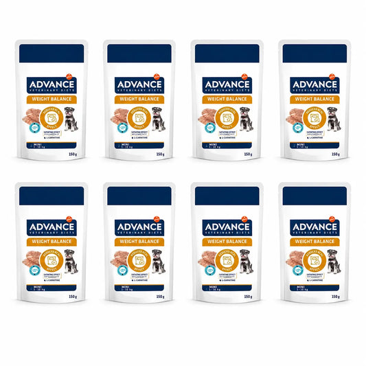 Advance Wet Food – Help Reduce Weight for Mini Dogs, Single Serve, 8 x 150 g