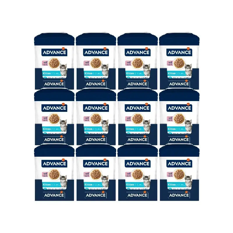 Advance Wet Food for Kittens with Turkey, 12 x 85 g