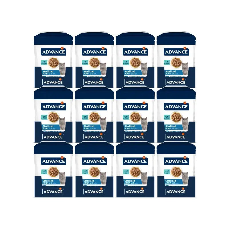 Advance Wet Cat Food, With Cod, Single Serve, 12 x 85 g