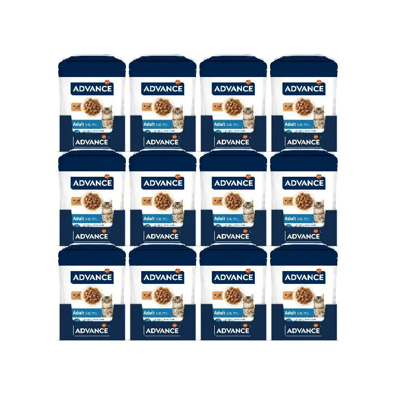 Advance Wet Cat Food with Chicken, 12 x 85 g