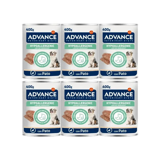 Advance Wet Dog Food, With Duck, Single Serve, 6 x 400 g