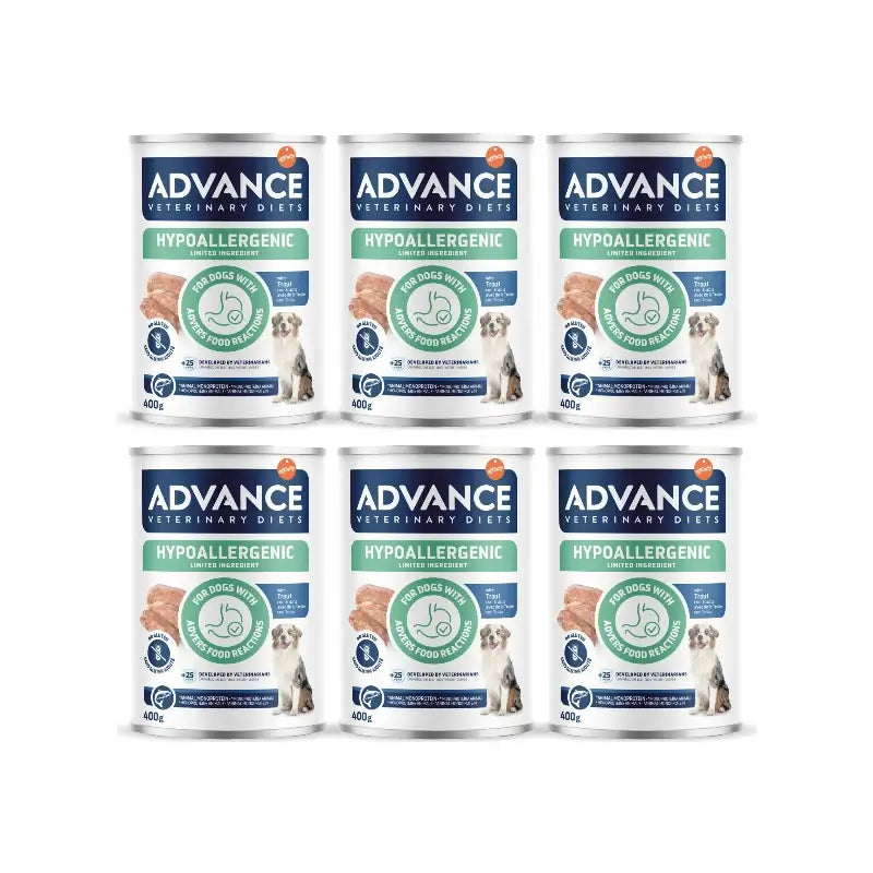 Advance Wet Dog Food, With Trout, Single Serve, 6 x 400 g