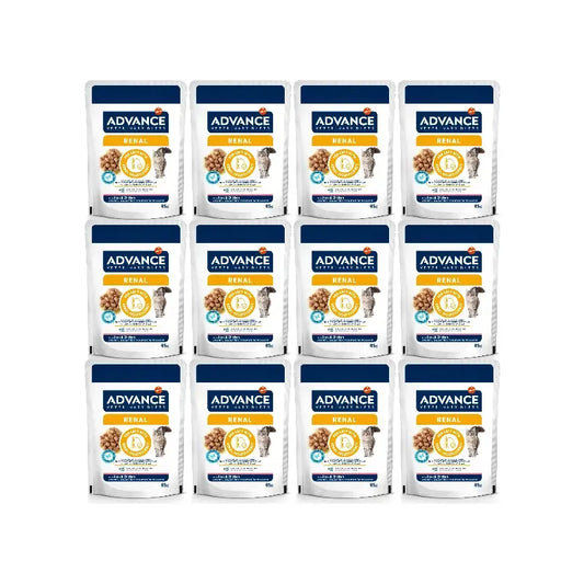 Advance Wet Cat Food for Kidney Disease, Single Serve, 12 x 85 g