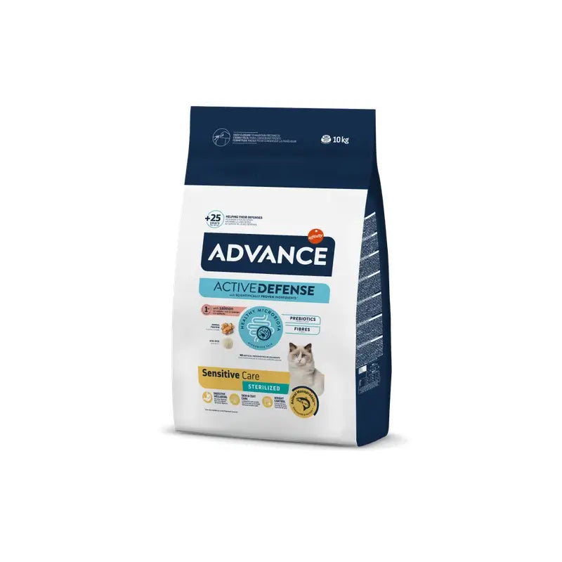 Advance Feline Adult Sterilised Sensitive 10 kg, cat food