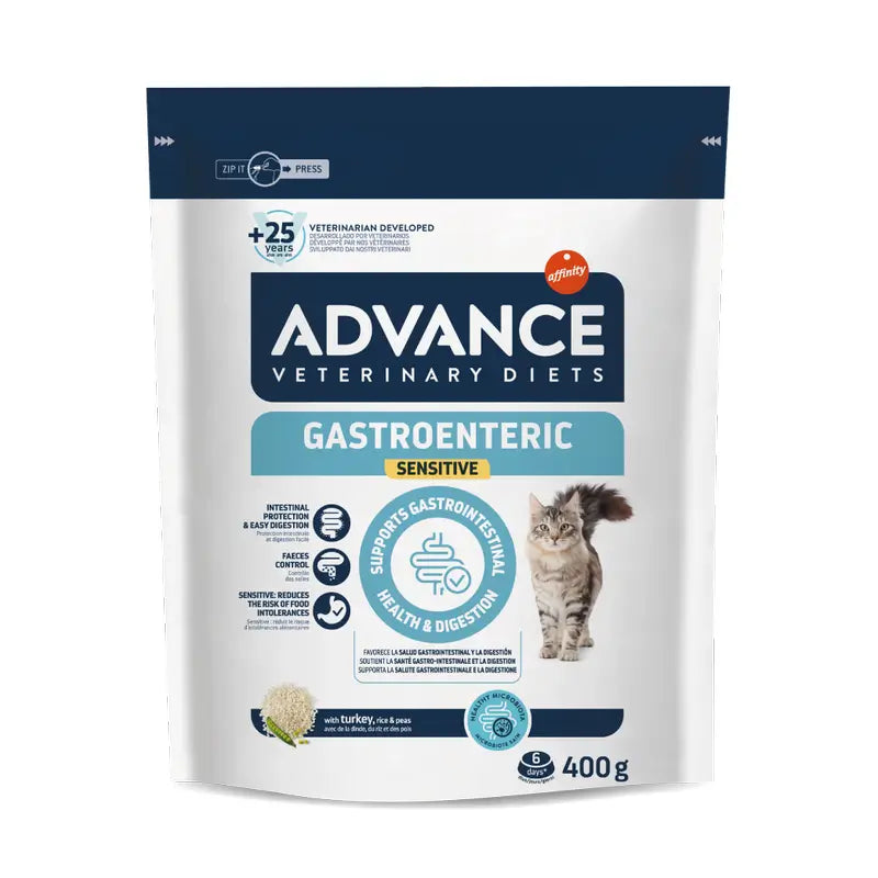 Advance Gastroenteric Cat Food, Superpremium, 400 g