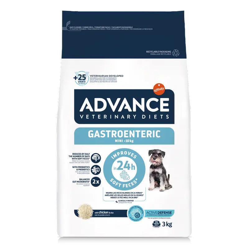 Advance Gastroenteric Dog Food, Mini, Superpremium, 3 kg