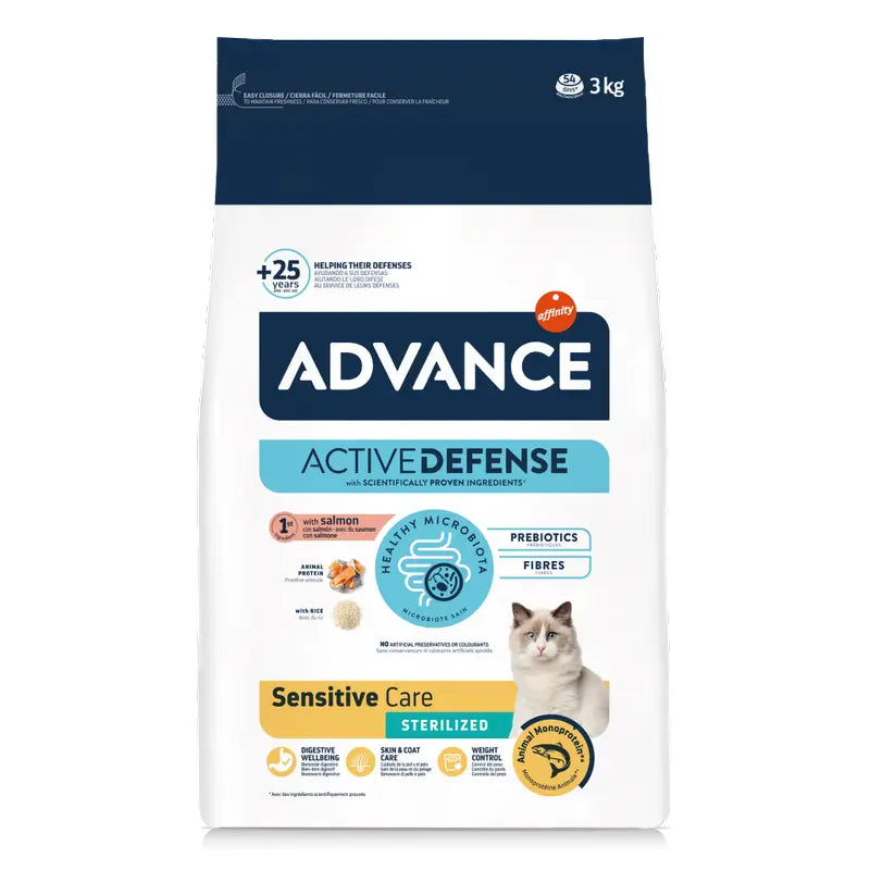 Advance Cat Food, With Salmon, Superpremium, 3 kg