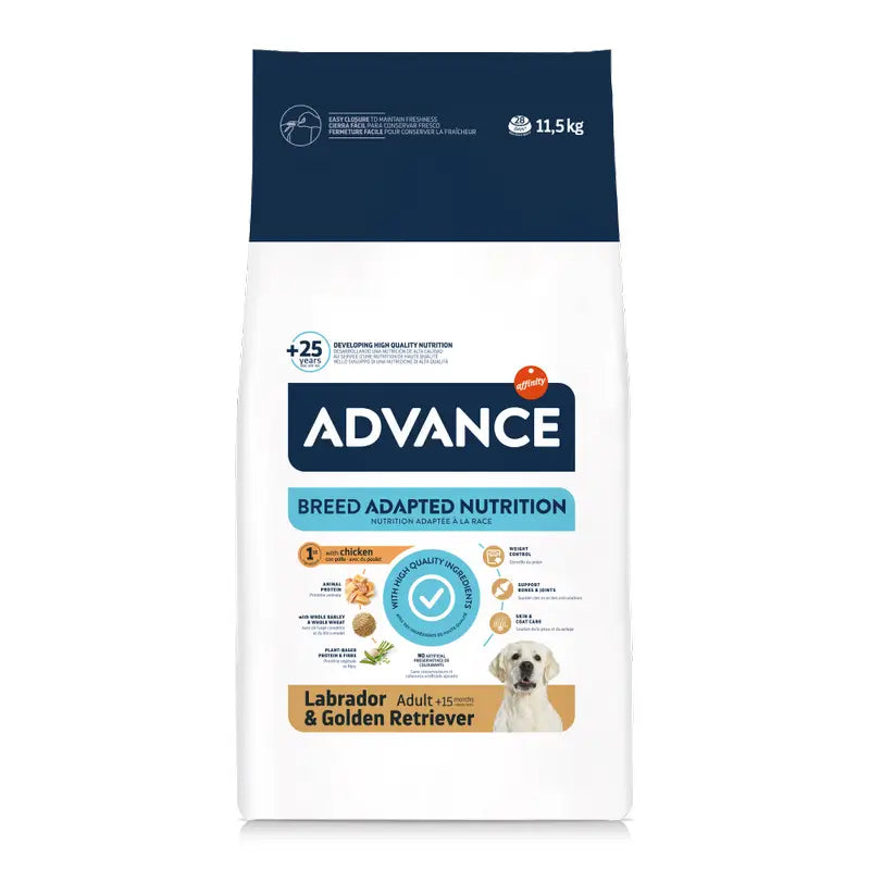 Advance Dog Food, Medium, With Chicken, Superpremium, 11.5 kg