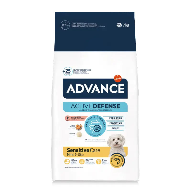 Advance Dog Food, Mini, With Salmon, Superpremium, 7 kg