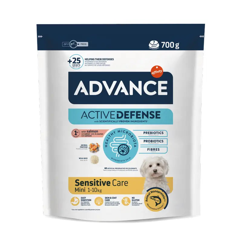 Advance Dog Food, Mini, With Salmon, Superpremium, 700 g