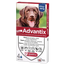 Advantix Antiparasitic Pipettes For Dogs +25 Kg 4pcs x 4 ml
