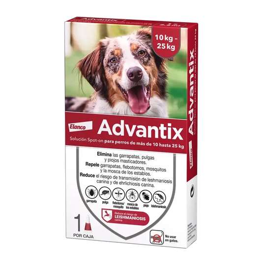 Advantix Mono Pipette, 2,5 ml 10-25Kg