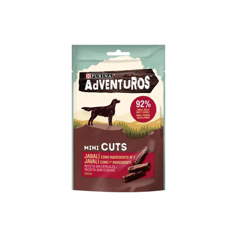 Adventuros Mini Cuts Wild Boar 7X70Gr, snack for dogs