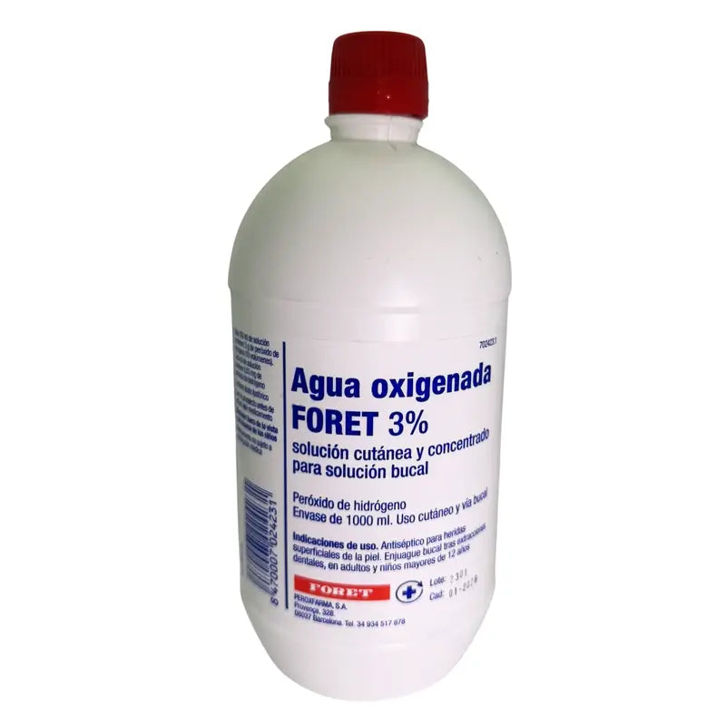 Oxygenated Water Foret 10 Volumes 1 Litre