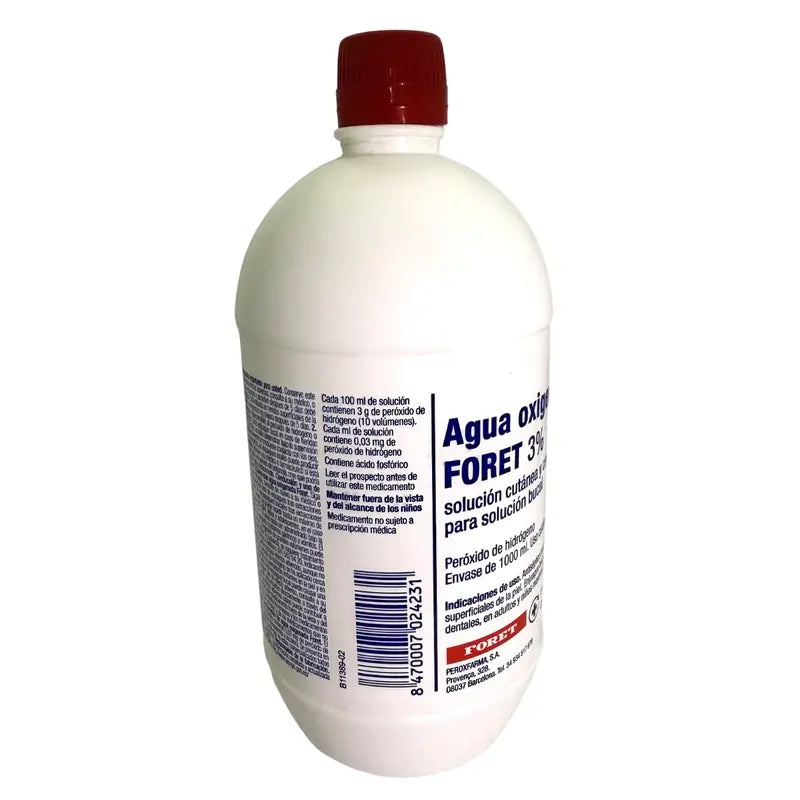 Oxygenated Water Foret 10 Volumes 1 Litre