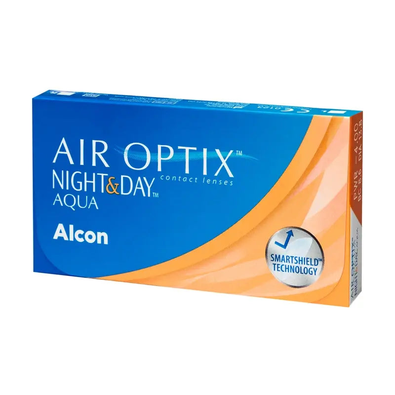 Air Optix Night&Day Aqua Spherical Monthly Contact Lenses, 6 units