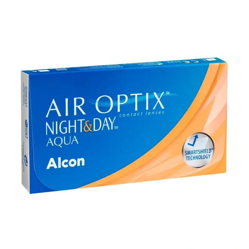 Air Optix Night&Day Aqua Spherical Monthly Contact Lenses, 6 units