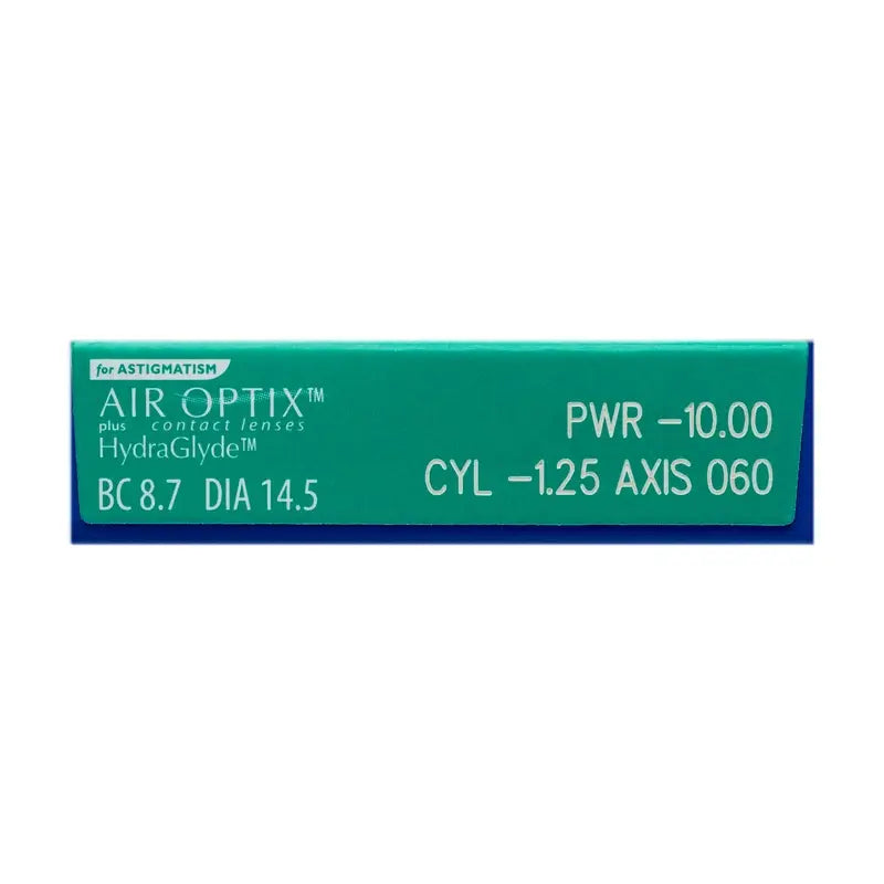 Air Optix Plus HydraGlyde Monthly Toric Lenses , 6 units - -5.75, -2.25, 30, 8.7, 14.50
