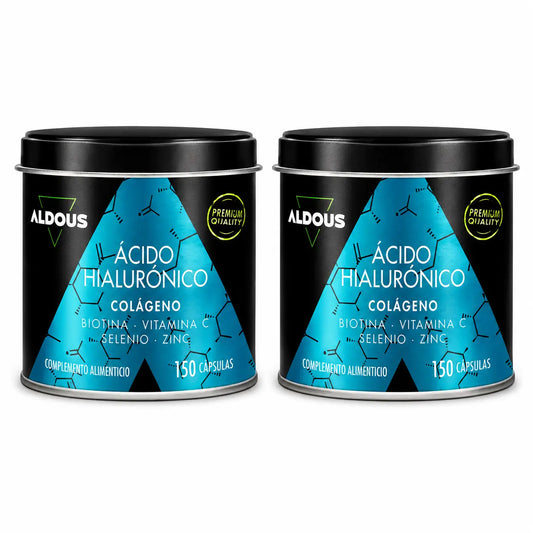 Aldous Bio Hyaluronic Acid With Collagen, Vitamins And Minerals, 120 Caspsules , pack 2
